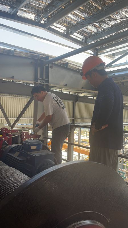 湖北黃岡冶金用天車(chē)SB100現場(chǎng)指導調試